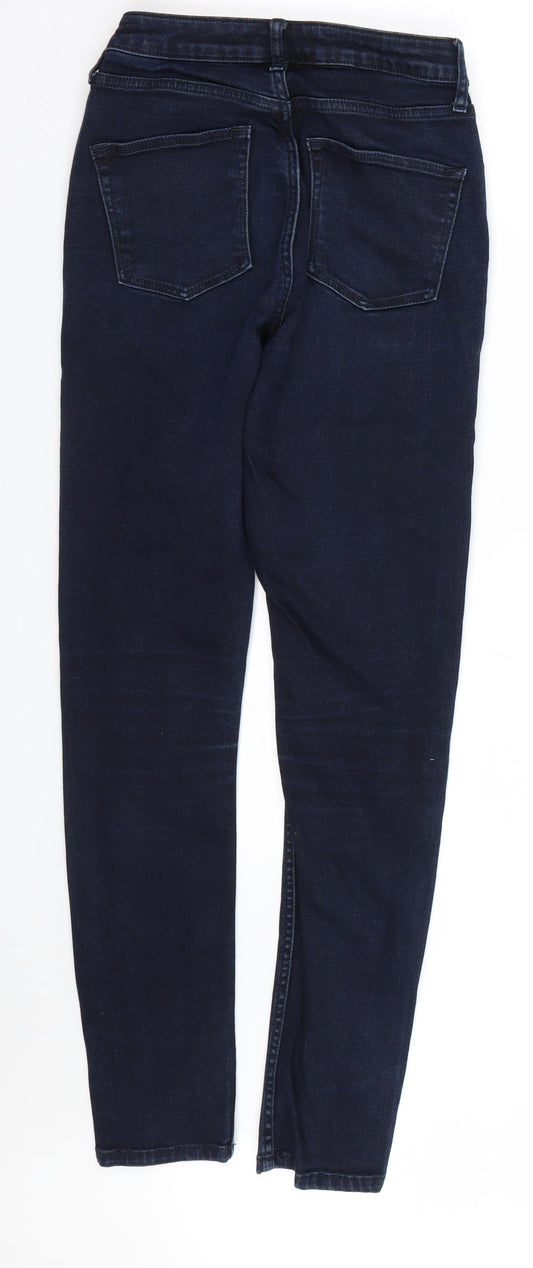 Topshop Womens Blue Denim Skinny Jeans Size 28 L26 in