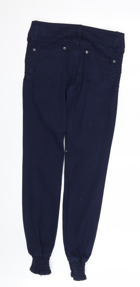 Vs. Miss Womens Blue Trousers Size 12 L30 in