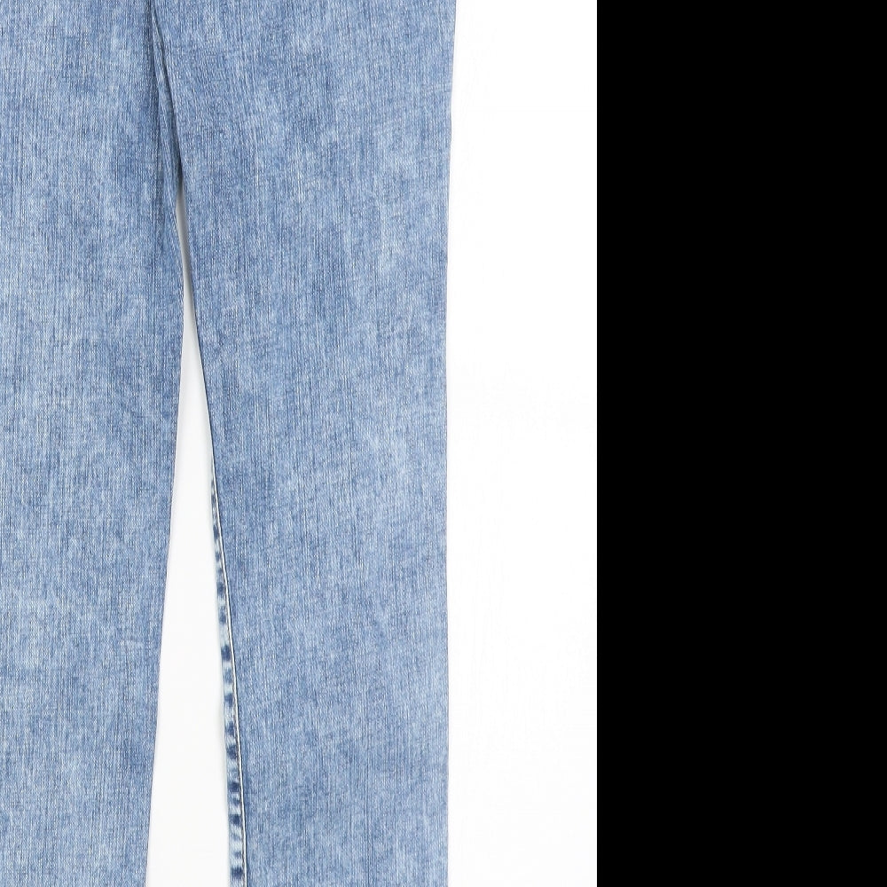 Womens UK Size 29 in Mavi Regular Fit Skinny Blue Jeans