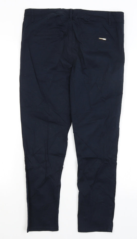 Miss Cherry Womens Blue Trousers Size 31 in L24 in