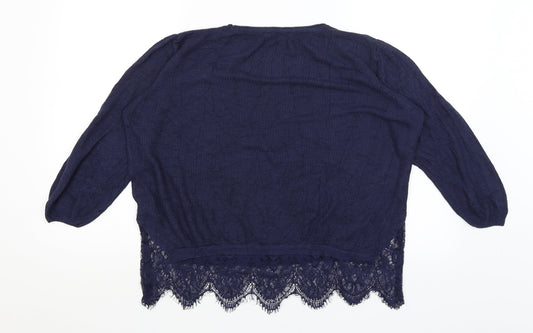 George Womens Blue Pullover Jumper Size 12
