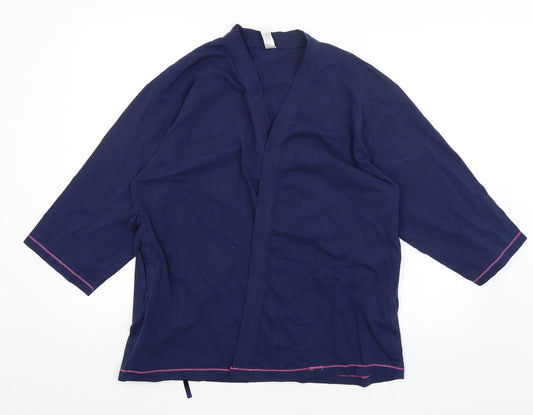 Adore Womens Blue Wrap Jumper Size M