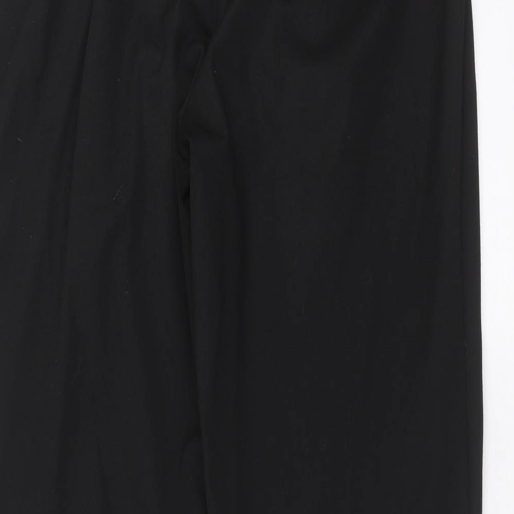 Womens UK Size 16 Marks and Spencer Regular Fit Black Trousers