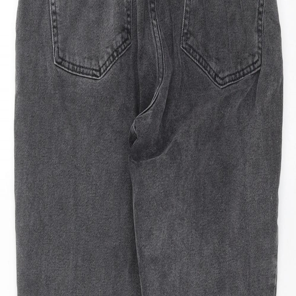 ASOS Womens Grey Denim Mom Jeans Size 28 in L26 in