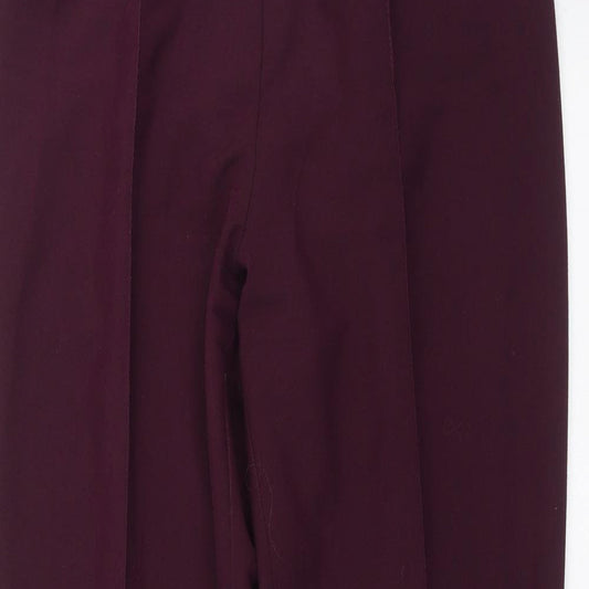 Womens UK Size 12 Arista Regular Fit Purple Trousers