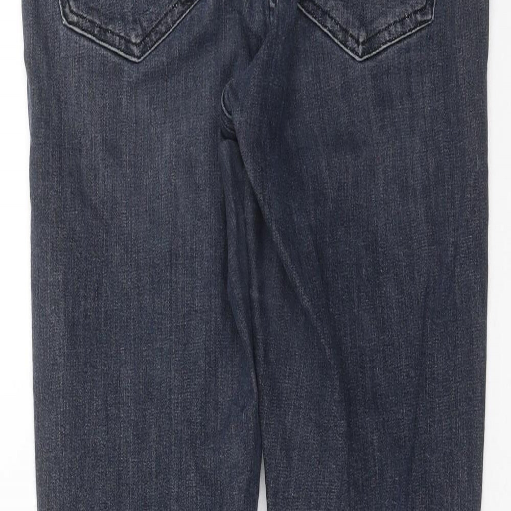 Topshop Womens Grey Denim Skinny Jeans Size 28 in L26 in