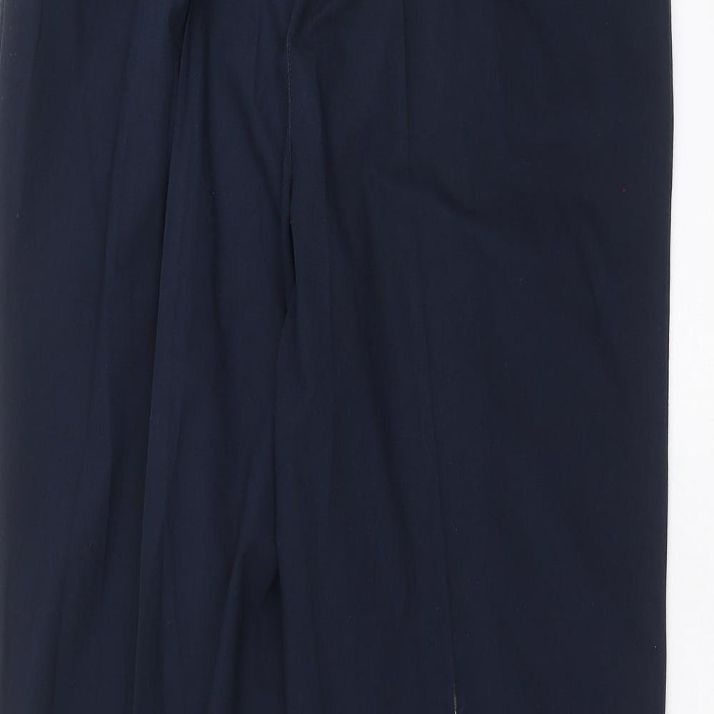 Womens UK Size 30 in Preworn Regular Fit Blue Trousers