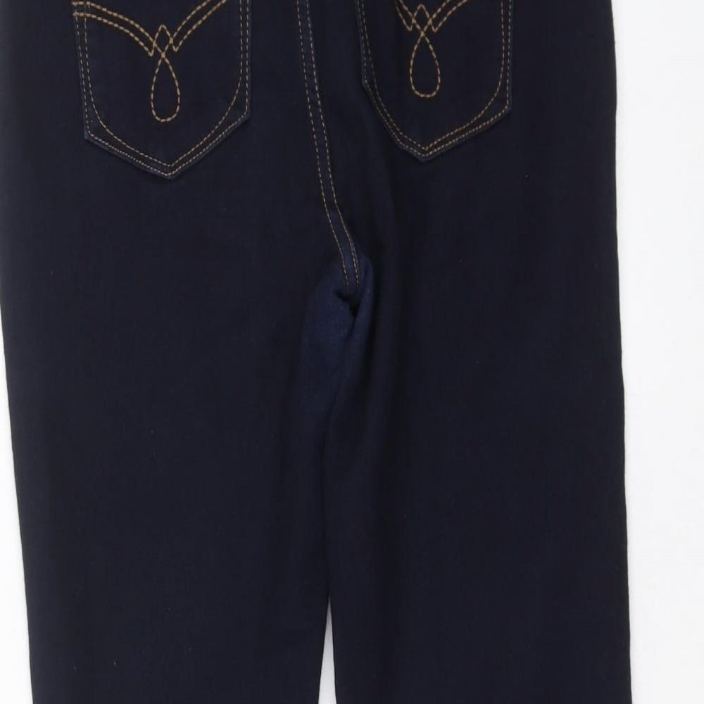 Womens UK Size 6 D. Jeans Extra-Slim Fit Cropped Blue Jeans