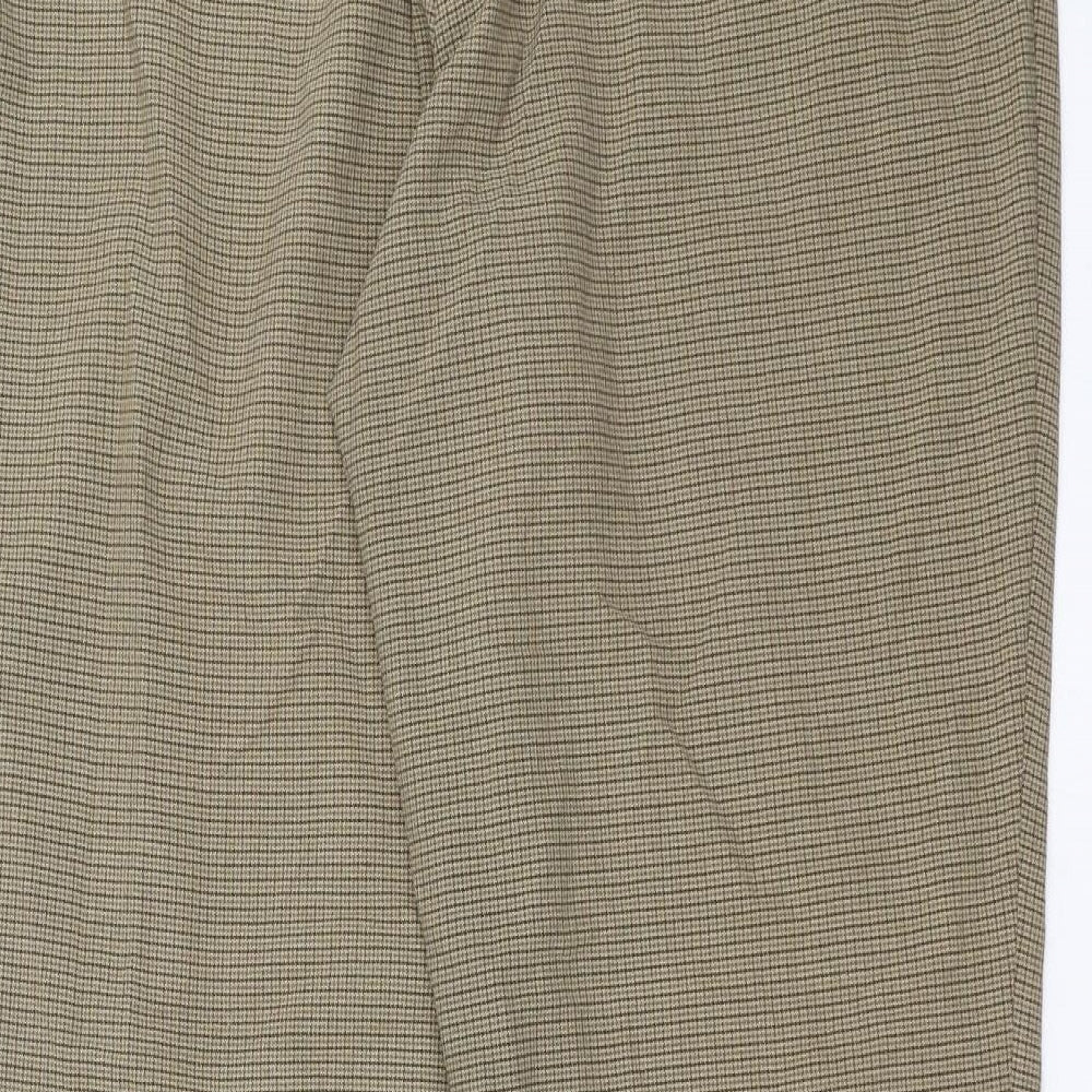 Womens UK Size 16 Marks and Spencer Regular Fit Beige Trousers