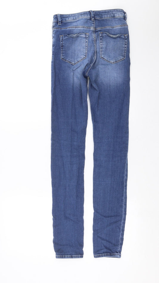 ASOS Womens Blue Denim Skinny Jeans Size 26 in L32 in