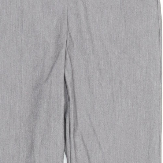 Womens UK Size 10 Tailored Regular Fit Grey Trousers