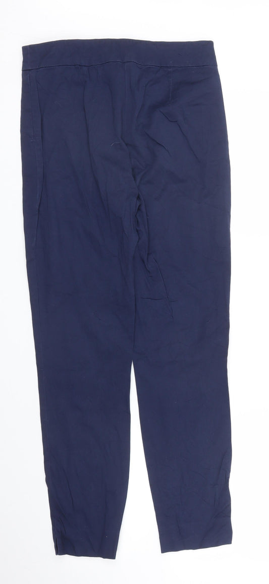 ORSAY Womens Blue Pedal Pusher Trousers Size 8 L26 in