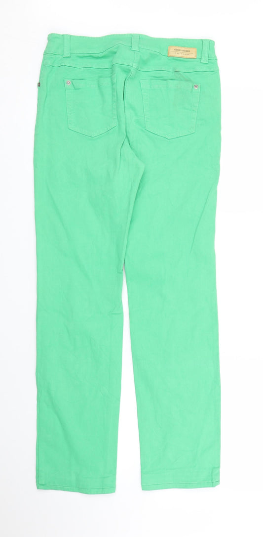 Gerry Weber Womens Green Carpenter Trousers Size M L27 in