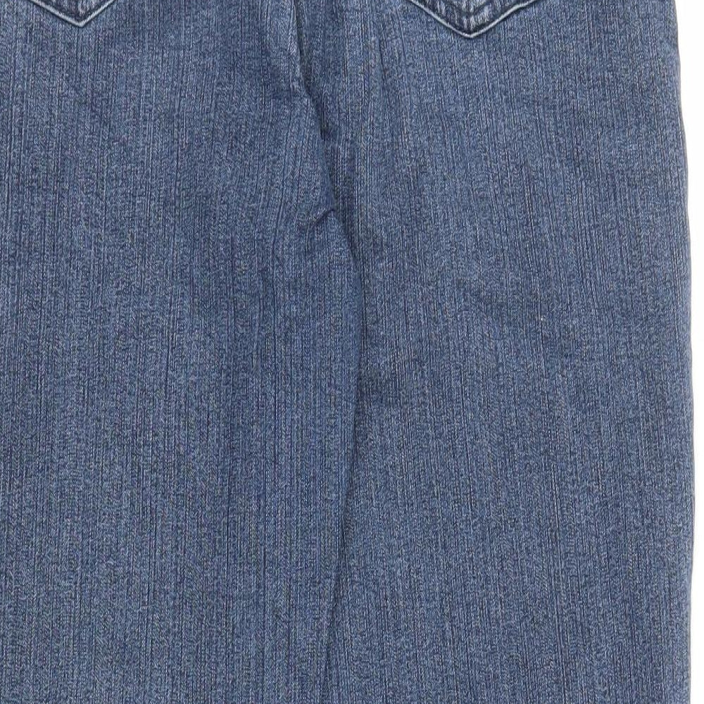 Womens UK Size 34 in Angels Regular Fit Capri Blue Jeans
