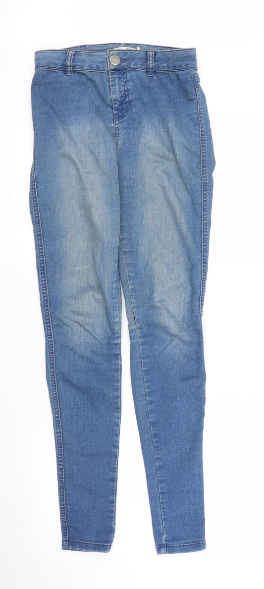 Womens UK Size 8 Dorothy Perkins Regular Fit Skinny Blue Jeans