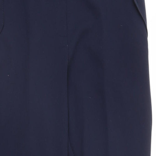 Womens UK Size 12 Dorothy Perkins Regular Fit Pedal Pusher Blue Trousers