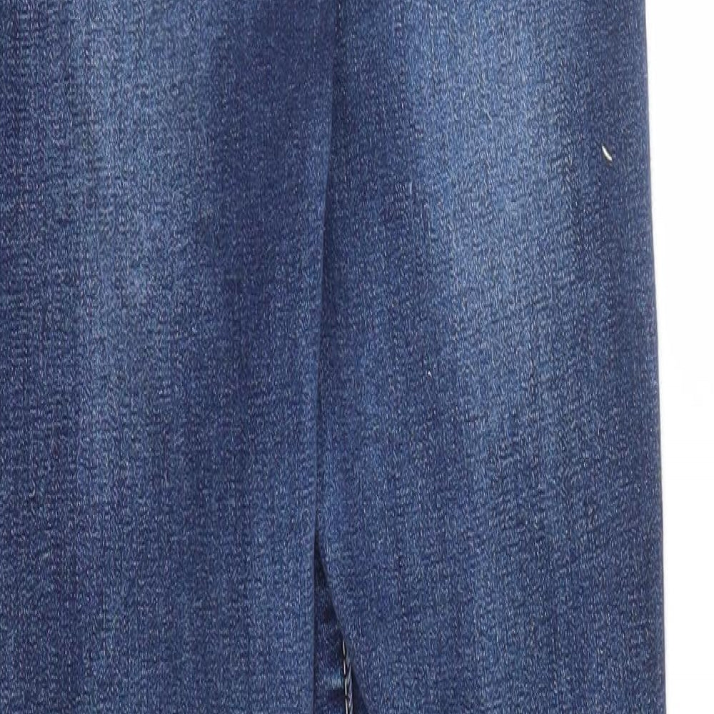 Womens UK Size S Monday Regular Fit Skinny Blue Jeans