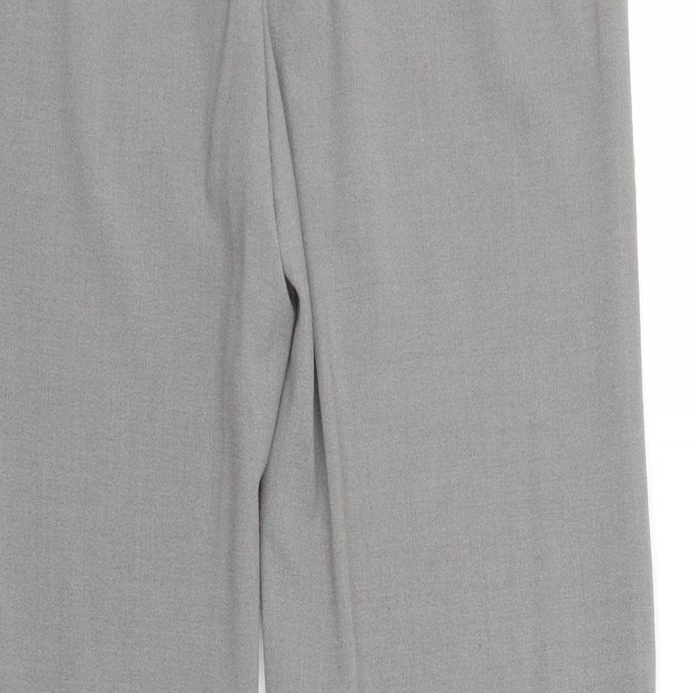 Womens UK Size M Preworn Regular Fit Grey Trousers