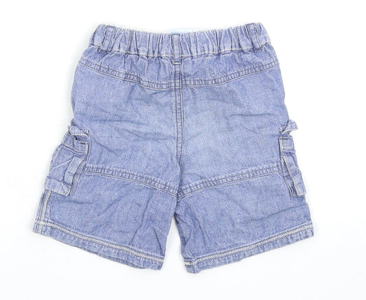 MINIMODE Baby Blue Denim Cropped Jeans Size 12-18 Months