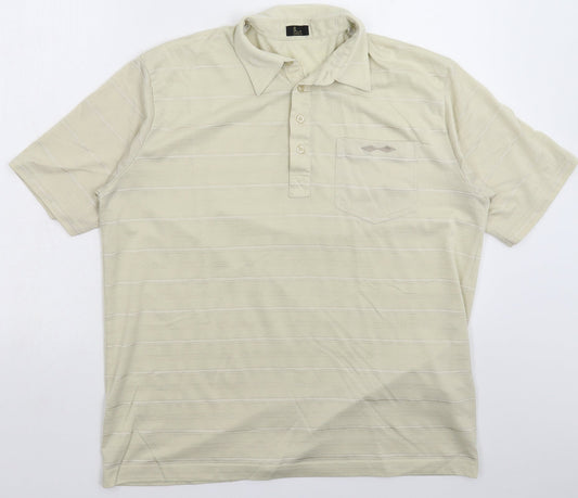 Womens UK Size M BHS Beige Basic Polo