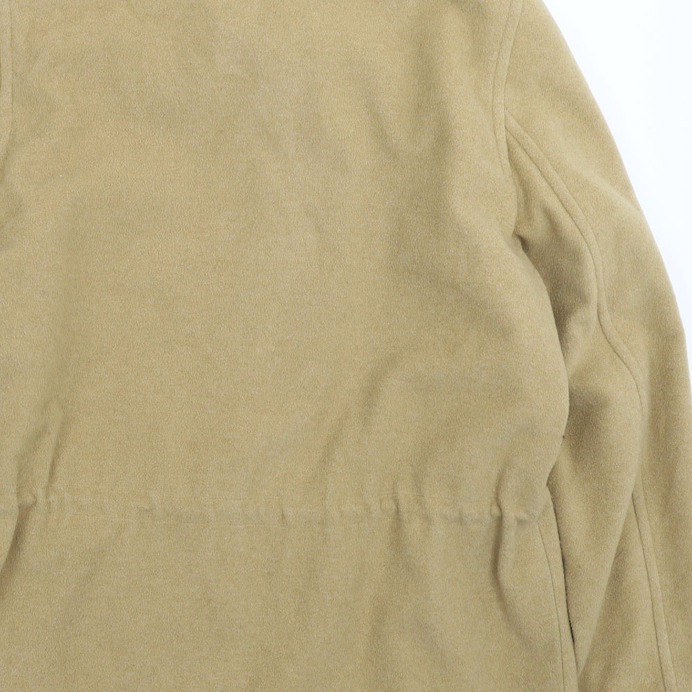 Womens UK Size 12 BHS Beige Pea Coat
