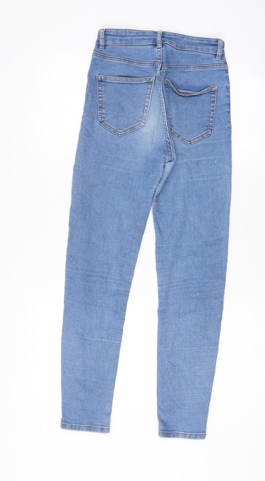 Pull&Bear Womens Blue   Mom Jeans Size 26 L27 in