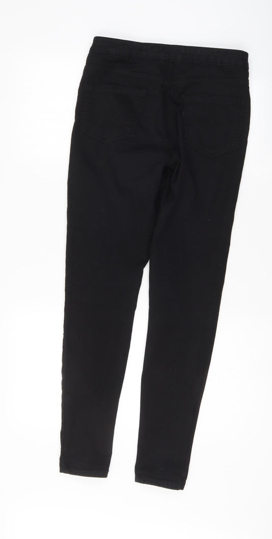 Denim & Co. Womens Black Skinny Jeans Size 10 L29.5 in