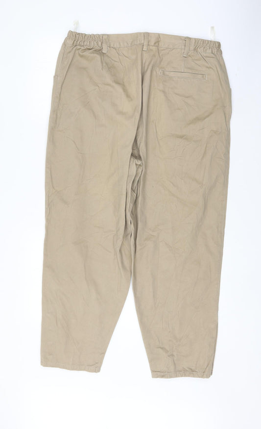 JOHN F. GEE Womens Beige Trousers Size 36 L26 in