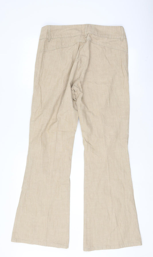 WE Womens Beige Trousers Size 32 L32 in