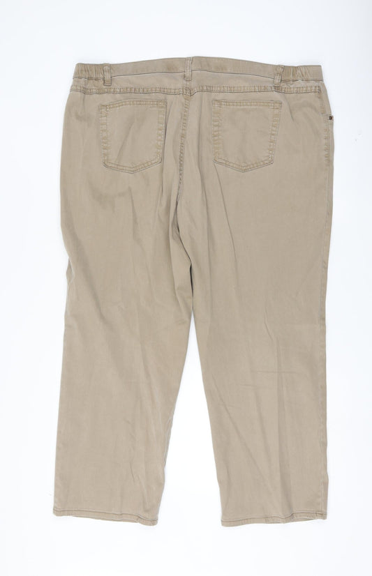 Womens UK Size 20 Marks and Spencer Regular Fit Skinny Brown Jeans