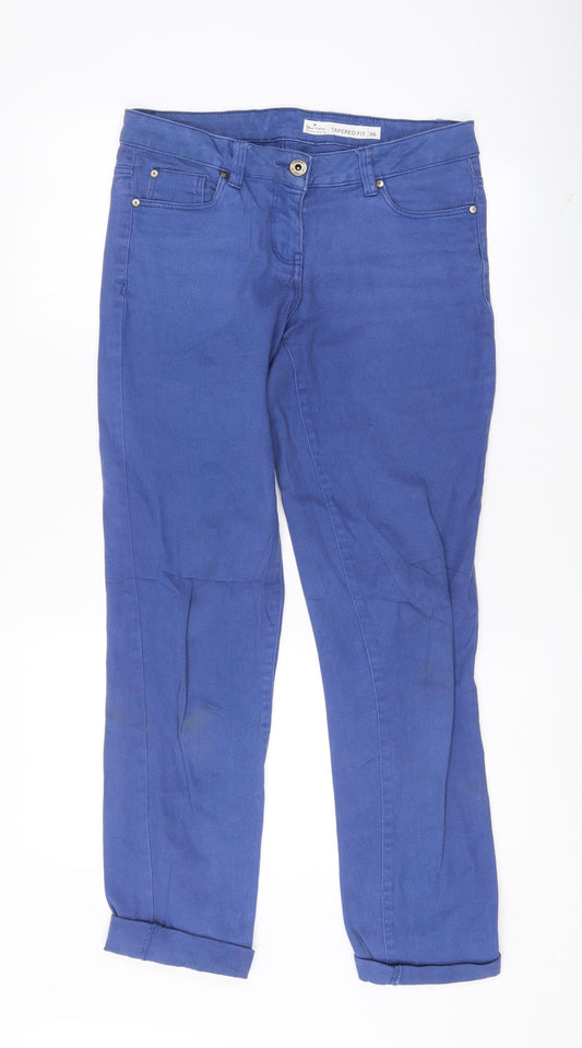 Womens UK Size 32 blue motion Regular Fit Straight Blue Jeans