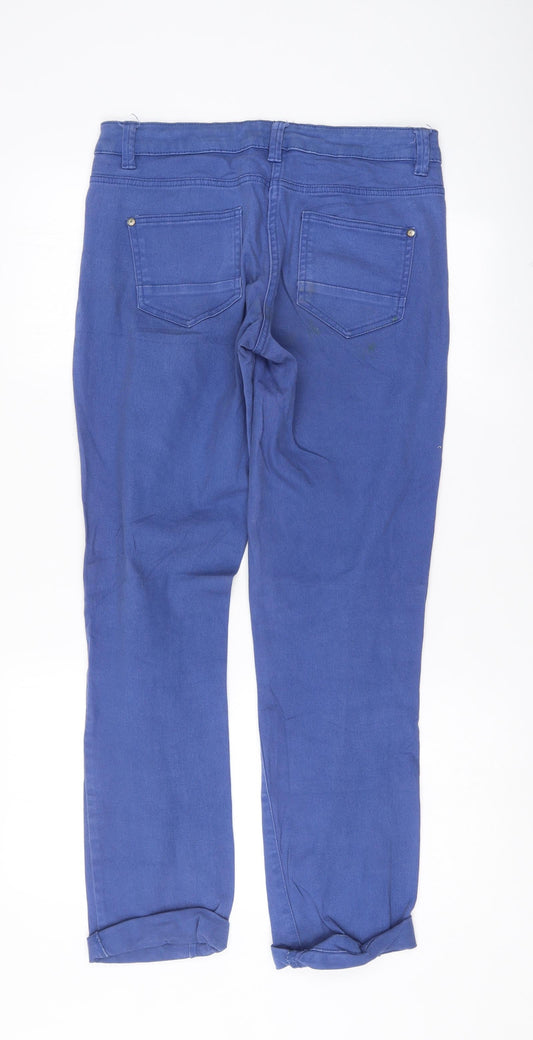 Womens UK Size 32 blue motion Regular Fit Straight Blue Jeans