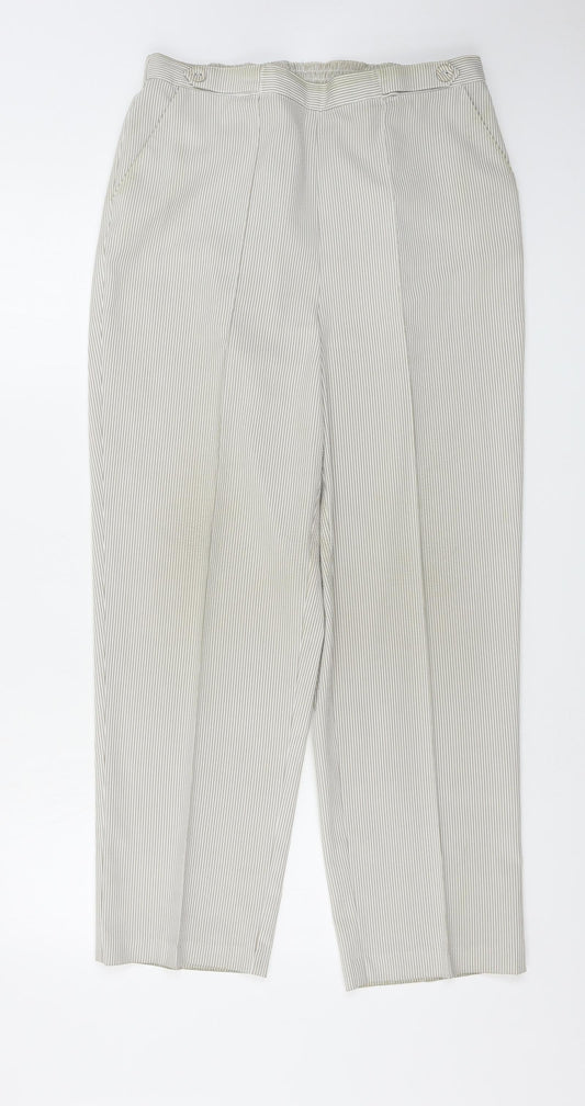 Womens UK Size 12 bm collection Regular Fit Beige Trousers