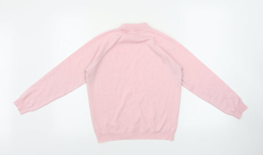 Womens UK Size 12 Preworn Pink Pullover Jumper