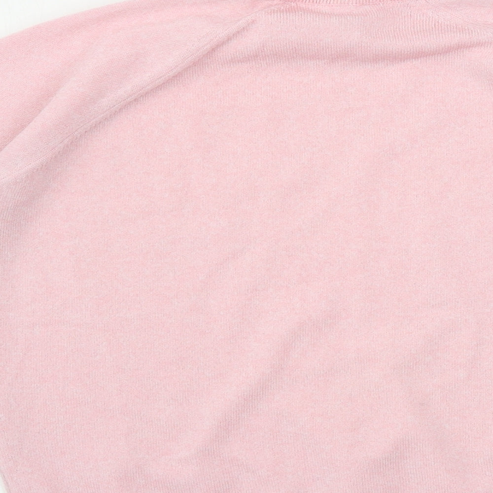 Womens UK Size 12 Preworn Pink Pullover Jumper