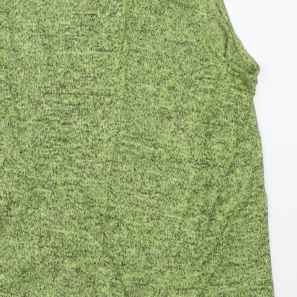 Womens UK Size 12 River Island Green Basic Blouse