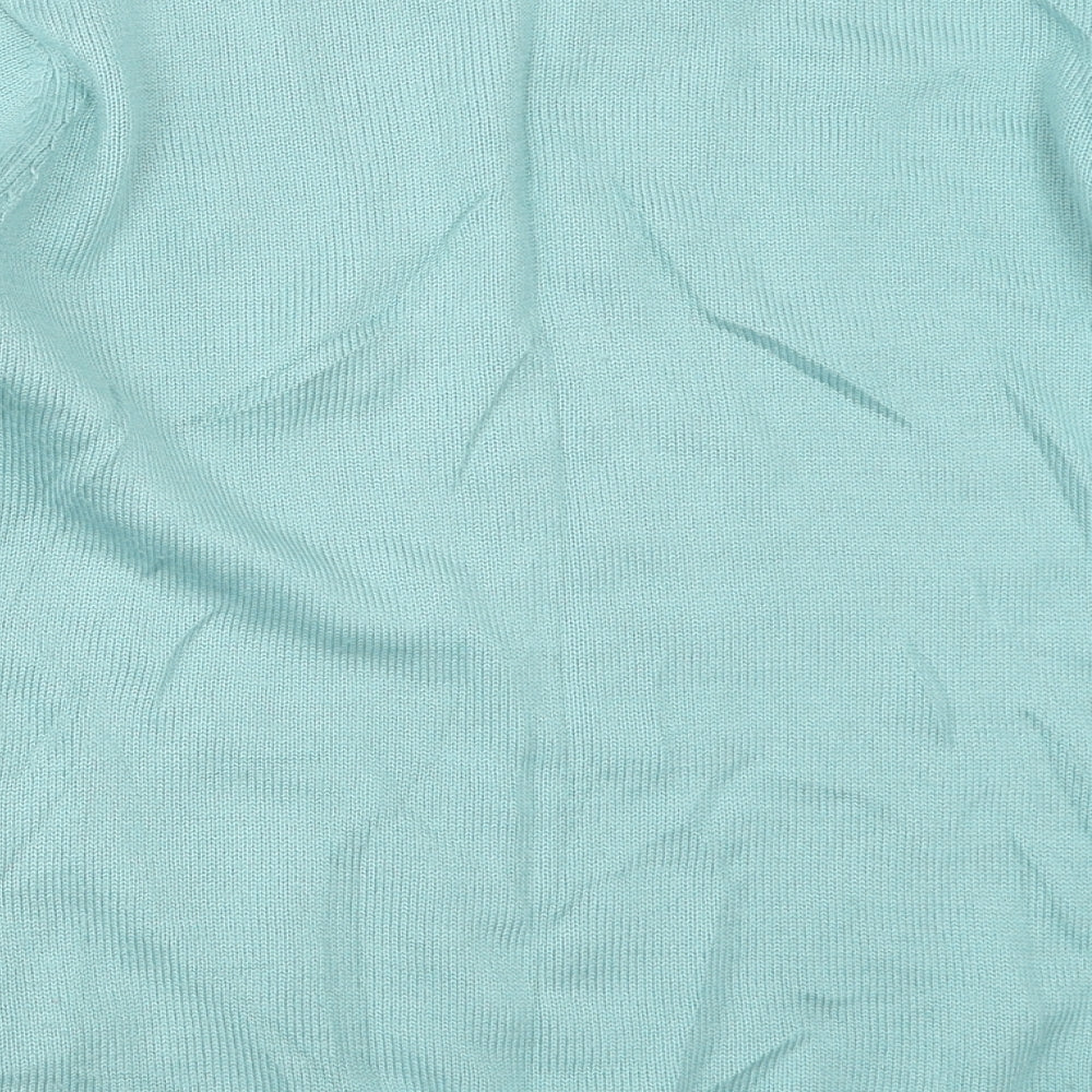 Womens UK Size M Jan Eva Blue Pullover Jumper