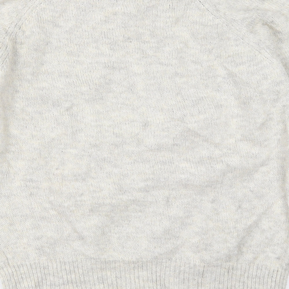 Womens UK Size S New Look Grey Pullover Jumper