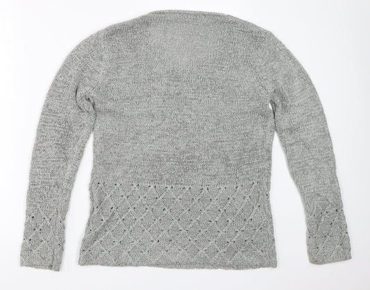 CPM Collection Womens Grey Pullover Jumper Size M