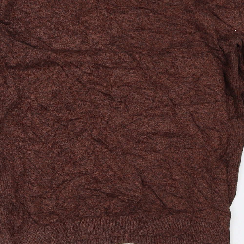 Topman Mens Brown Pullover Jumper Size M