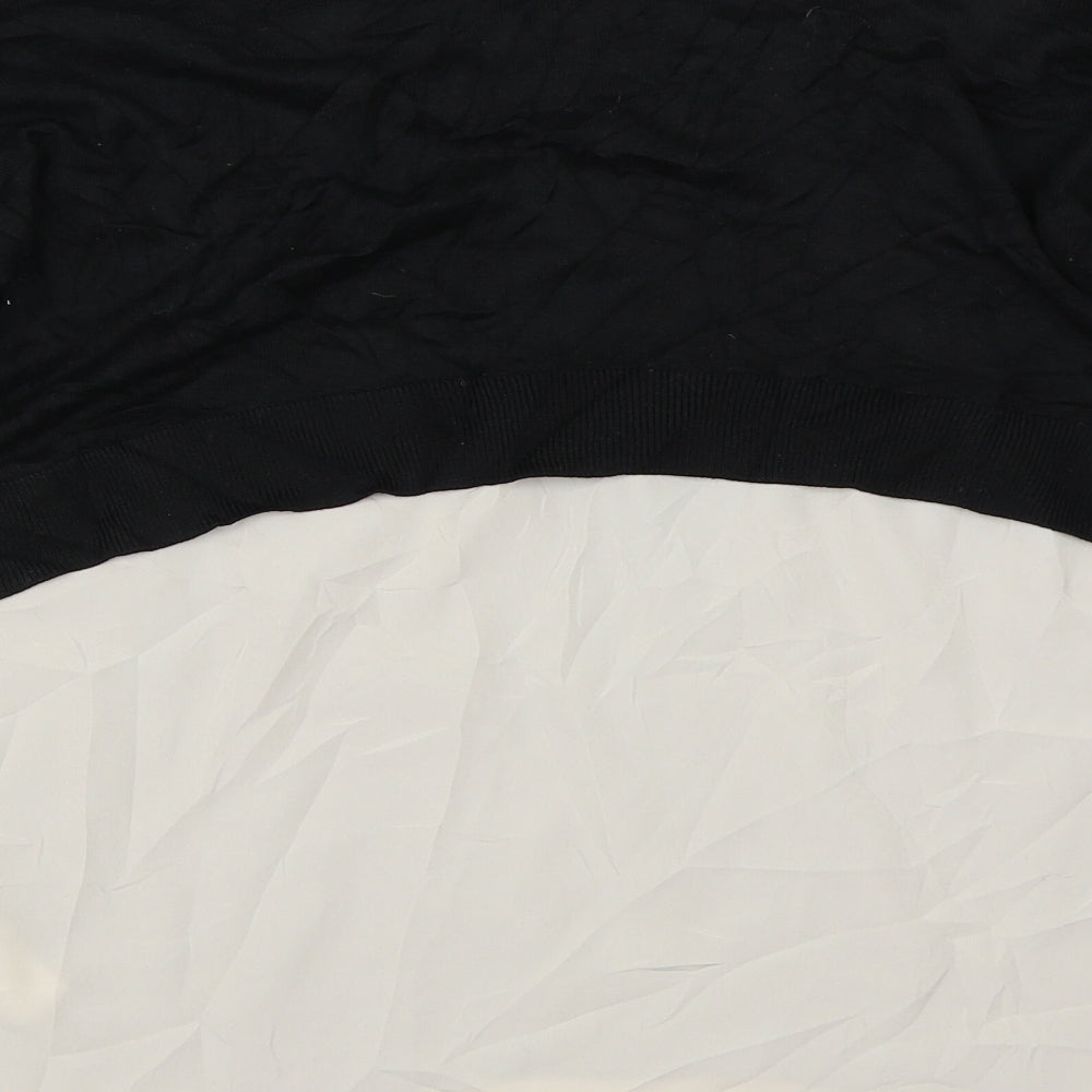 Womens UK Size 8 Topshop Black Pullover Jumper