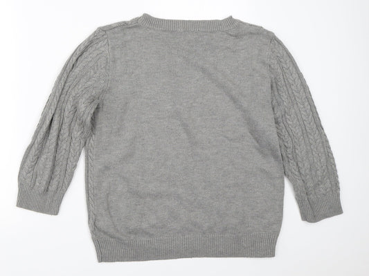 Womens UK Size M H&M Grey Pullover Jumper