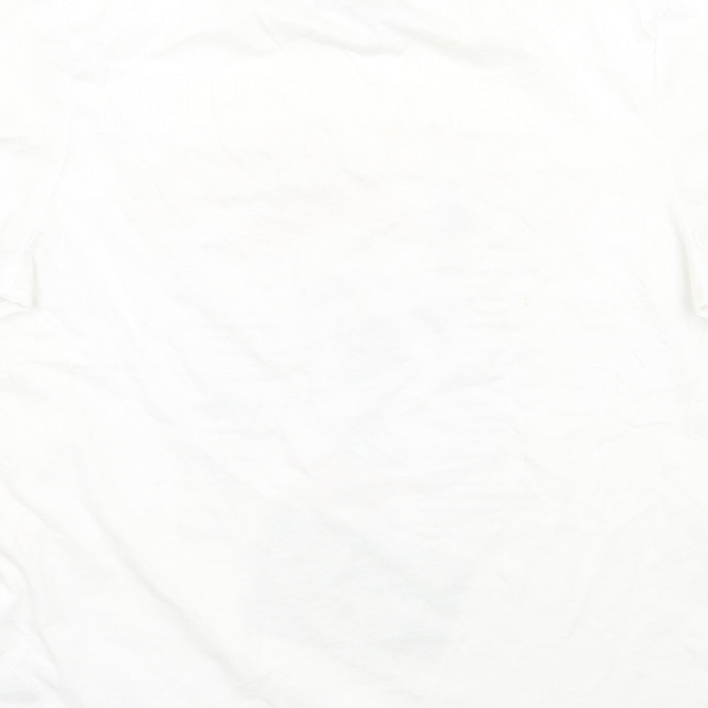 Primark Womens White Basic T-Shirt Size S