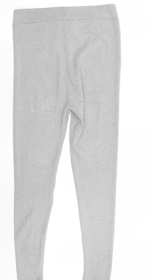 Womens UK Size L Marks and Spencer Capri Grey Leggings