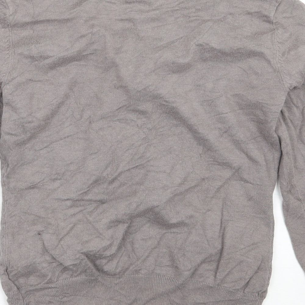 Womens UK Size H&M Grey Cardigan Jumper