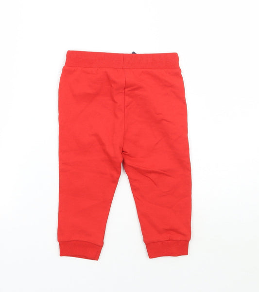 So cute Baby Red Sweatpants Trousers Size 9 Months