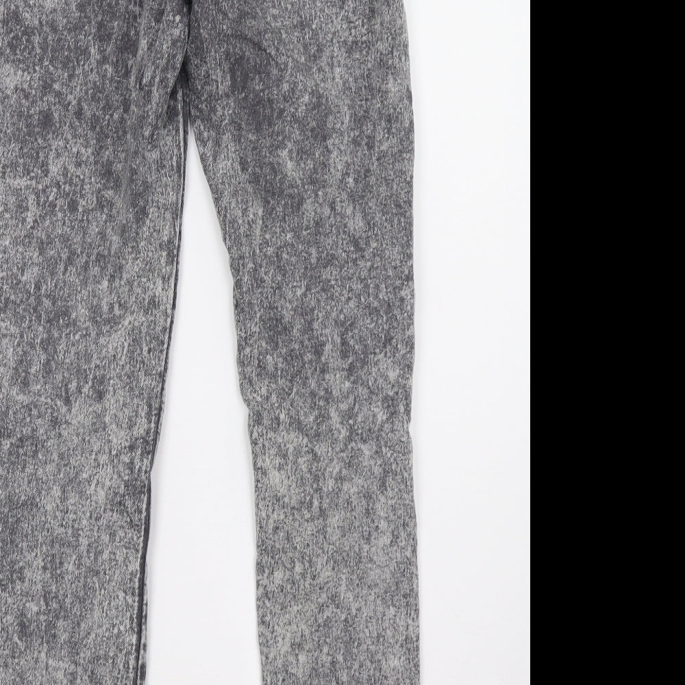 Primark Womens Grey Denim Skinny Jeans Size 10 L30 in