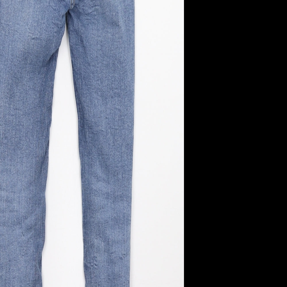 Pull&Bear Womens Blue Denim Skinny Jeans Size 4 L27 in