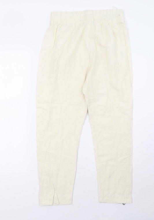 whiite Womens White Trousers Size 10 L26 in