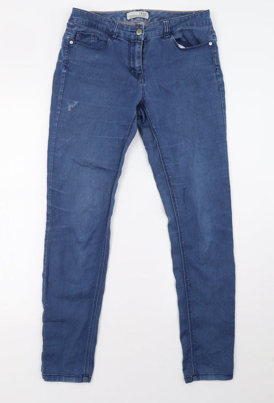 Womens UK Size 10 South Regular Fit Skinny Blue Jeans